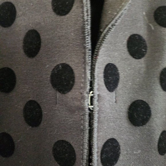Akris Punto Black Velvet Polka Dot Blazer Jacket Size 10 - Picture 7 of 16